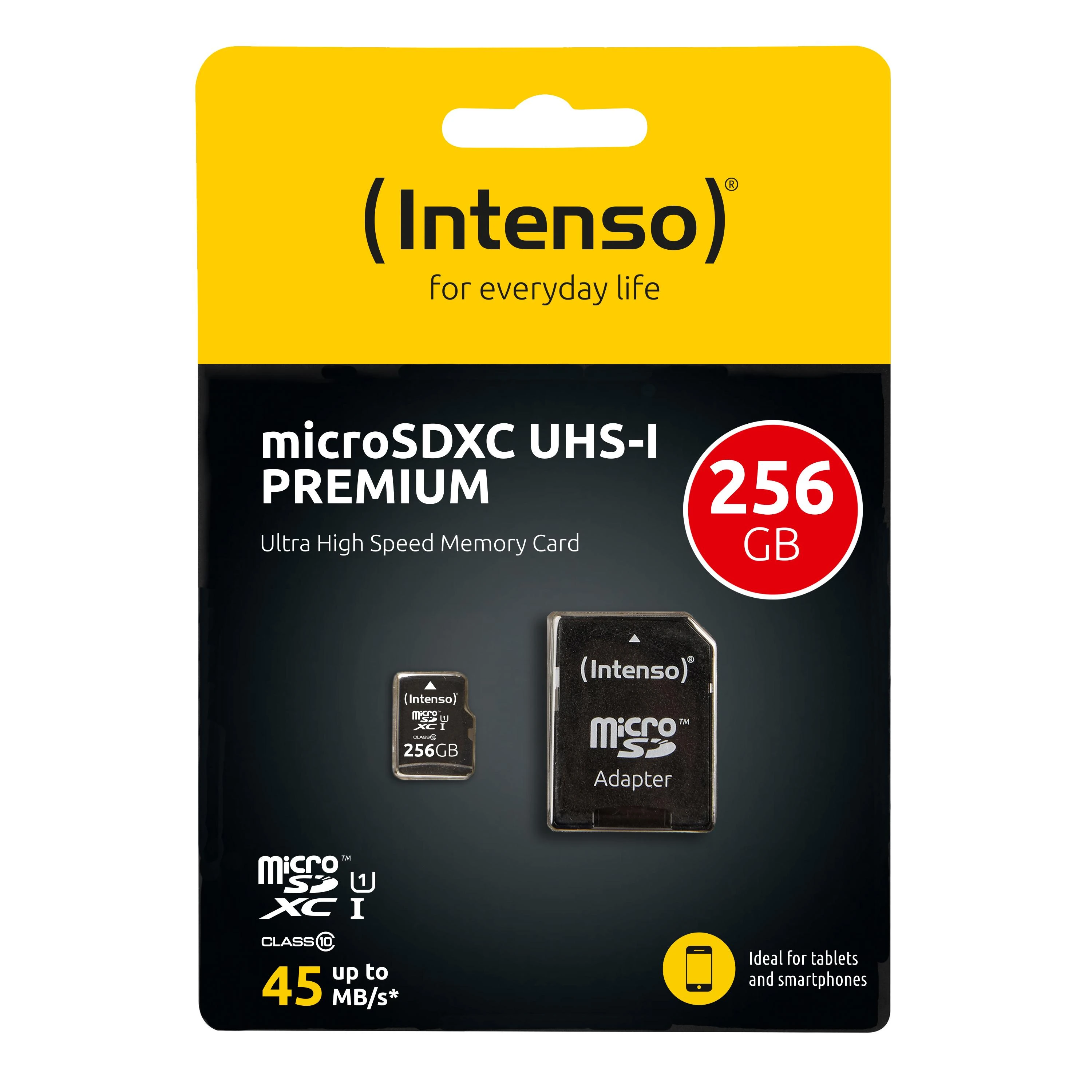 Atminties kortelė KORTELĖ ATMINTIES INTENSO Micro SDXC 256 GB