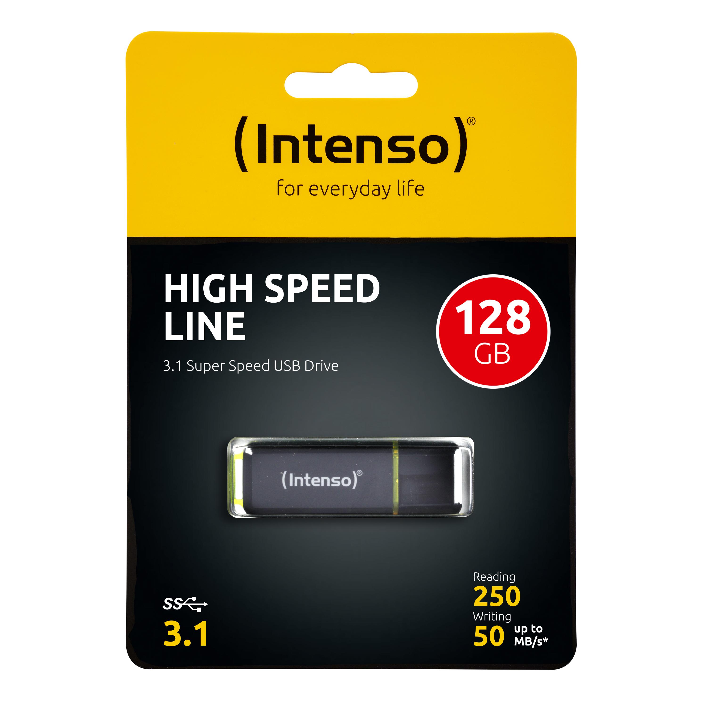 USB Stick 128GB Intenso High Speed Line USB 3.1