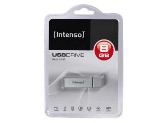 STICK Intenso 8GB 2.0 ALU Line sidabrinis