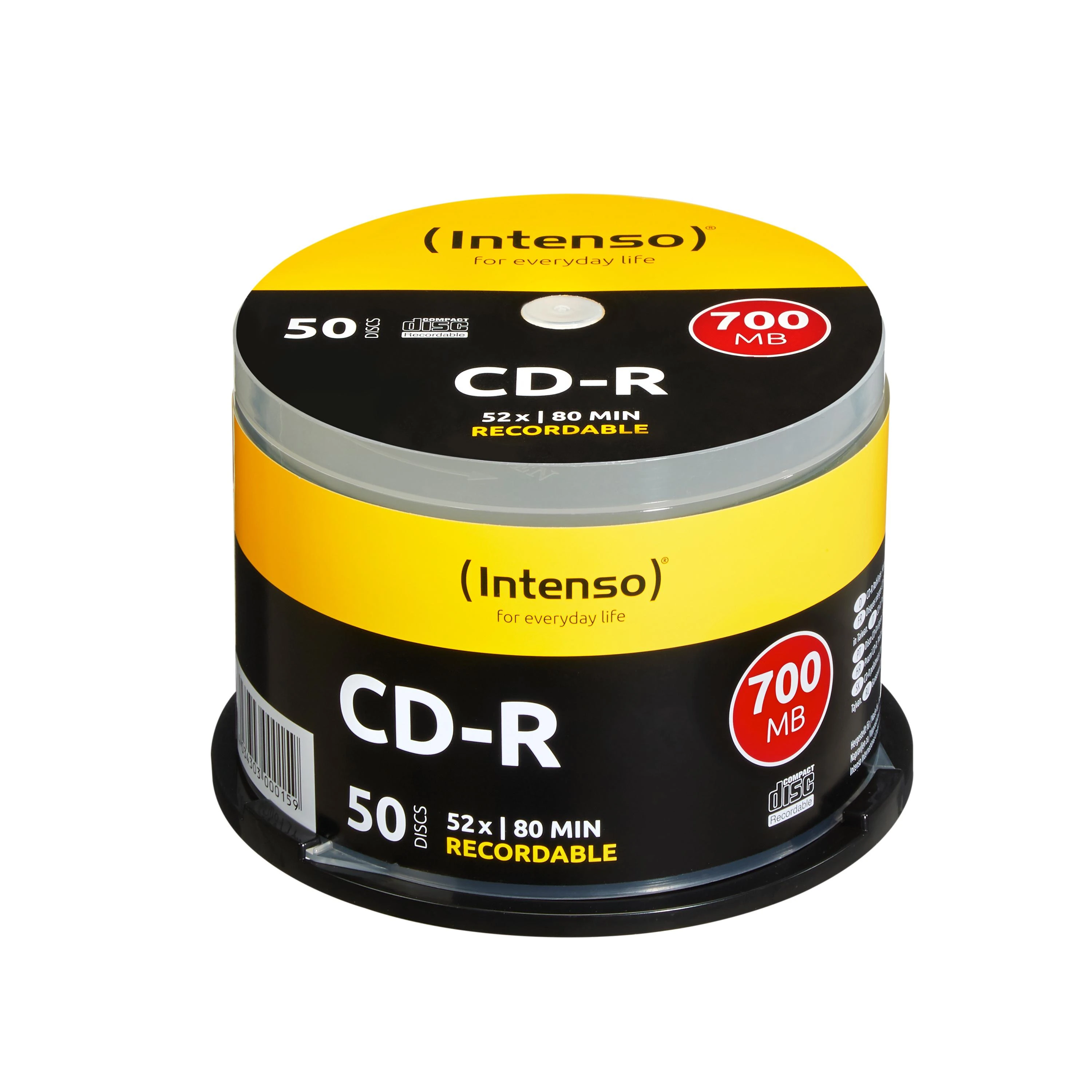 Intenso CD-R 700 MB diskų pakuotė