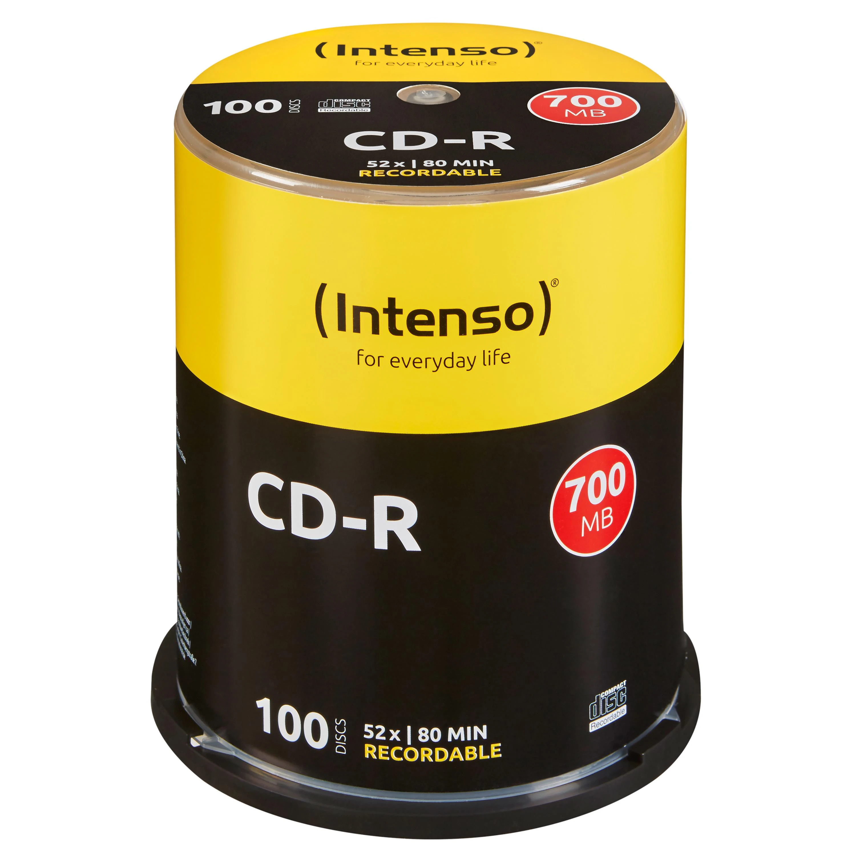 Intenso CD-R diskų pakuotė tortinėje