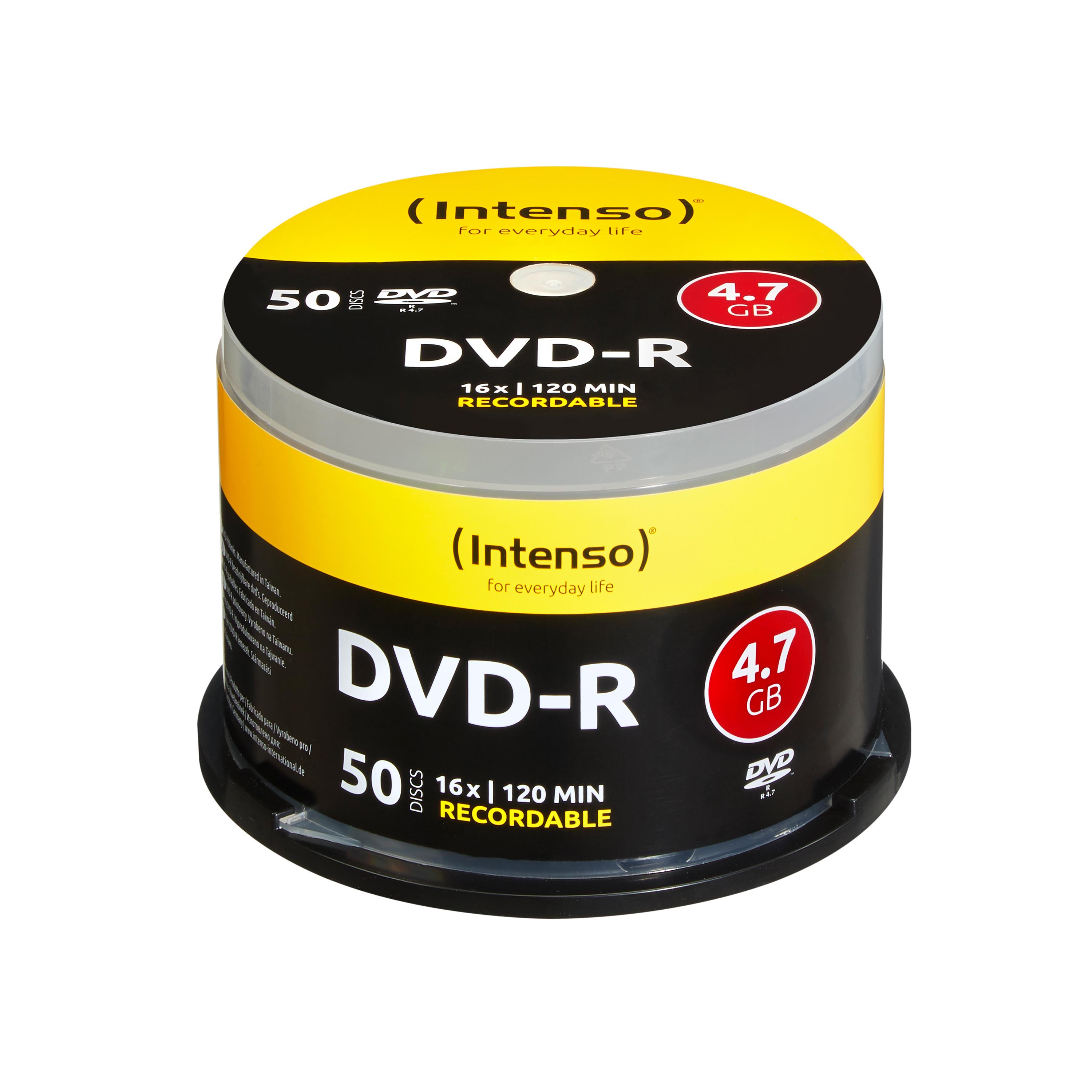 INTENSO 4101155 DVD-R Intenso [ torto dėžutė 50 | 4,7 GB | 16x ]