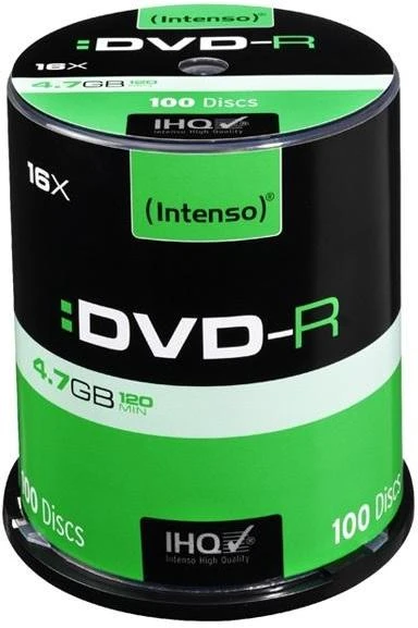 Intenso DVD-R 100 vienetų pakuotė