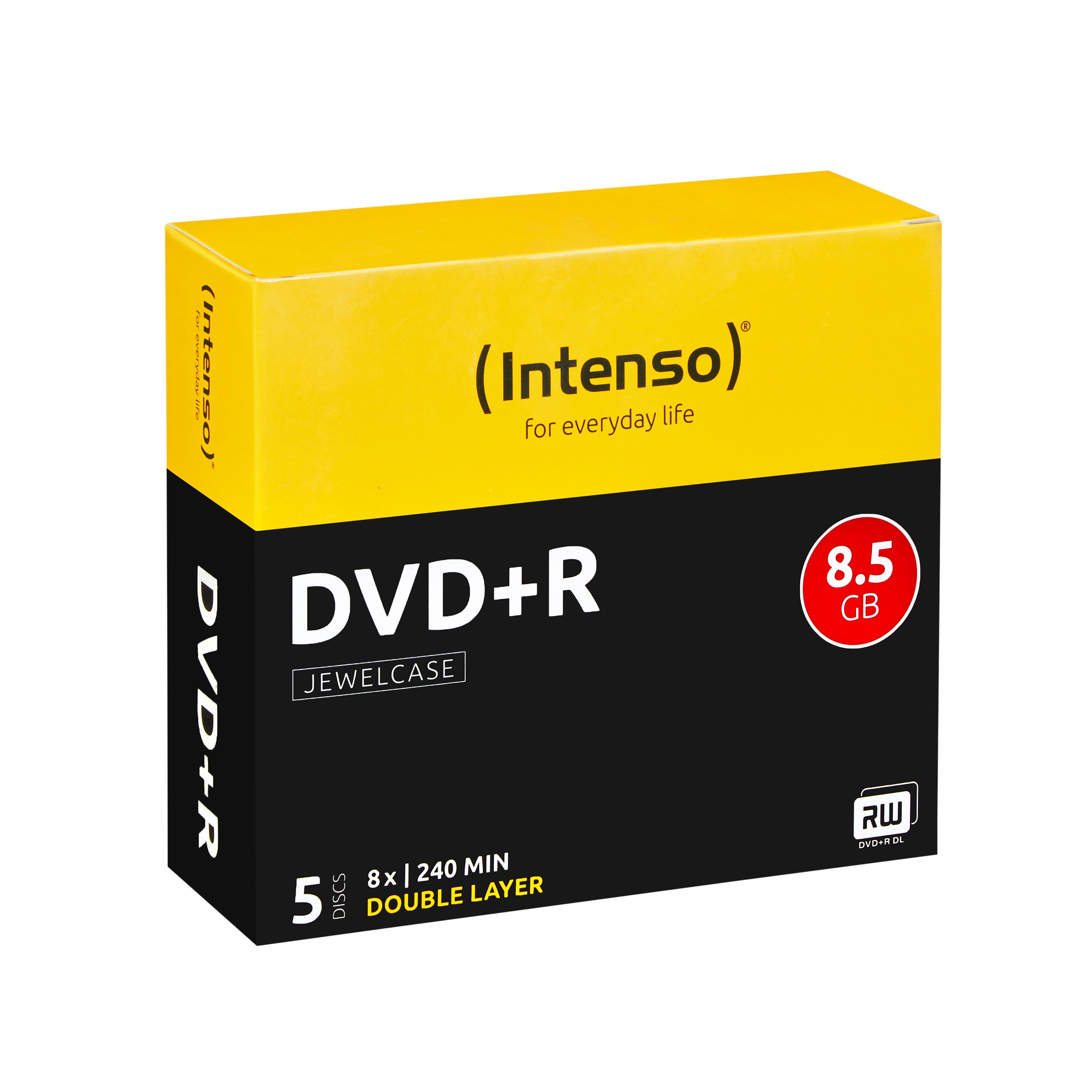 Intenso DVD+R DL 8.5 GB 8x 5 vnt (4311245)