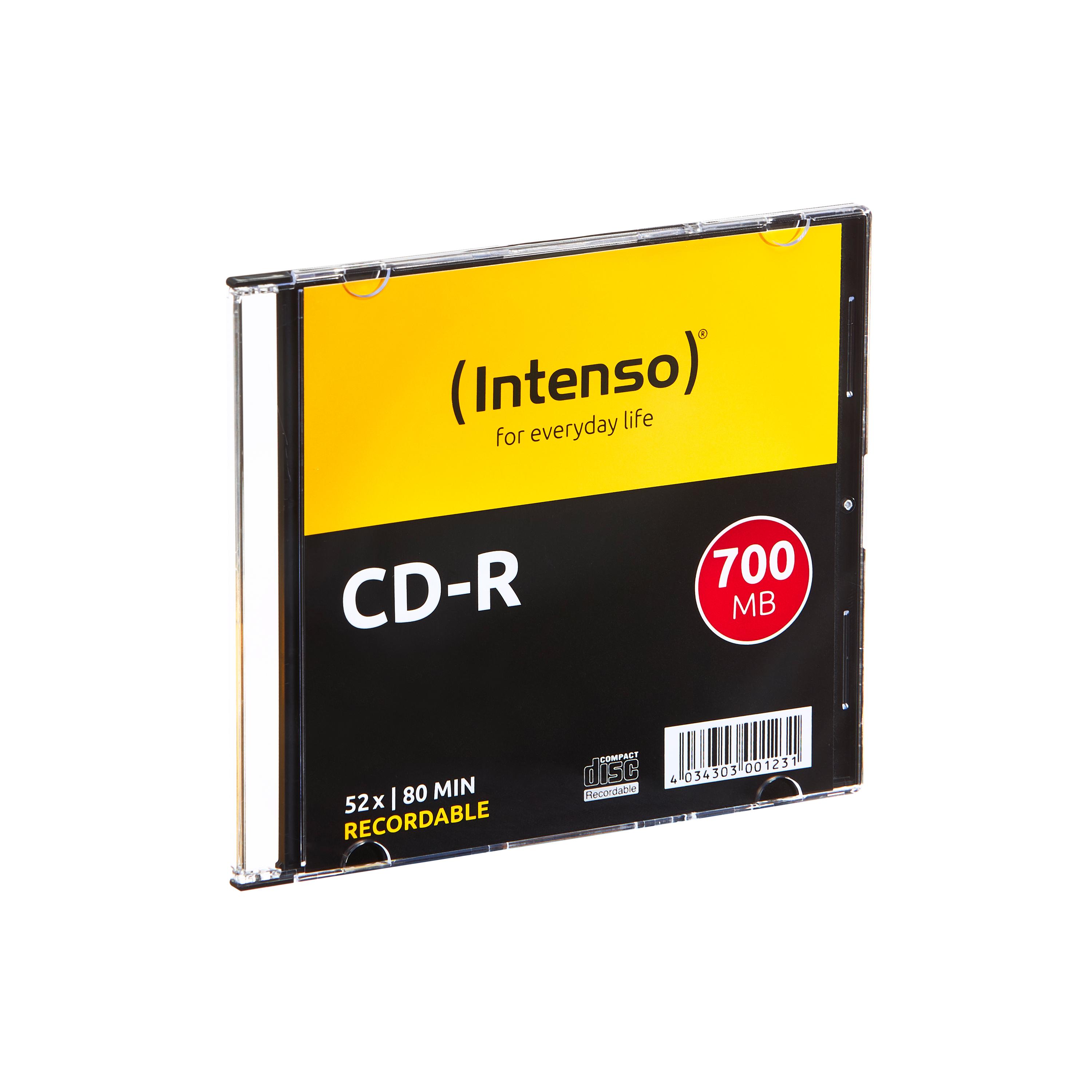 Kompaktiniai diskai Intenso KF00419 CD-R 80 / 700 MB 52x, 10 vnt.