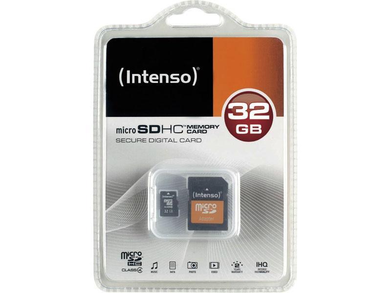 Atminties kortelė Tab Intenso MikroSDHC 32 GB klasė 4 (3403480)