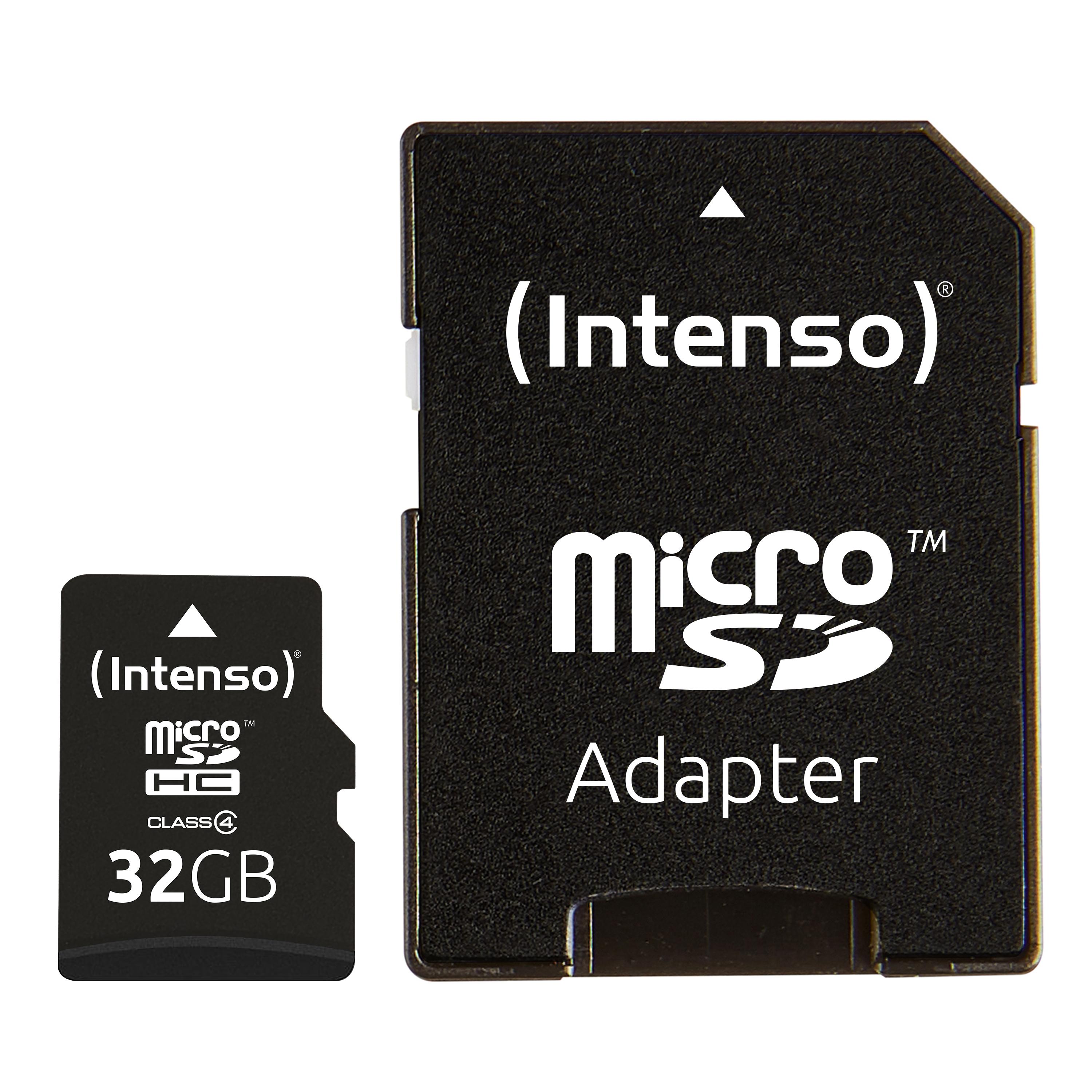 Atminties kortelė Tab Intenso MikroSDHC 32 GB klasė 4 (3403480)