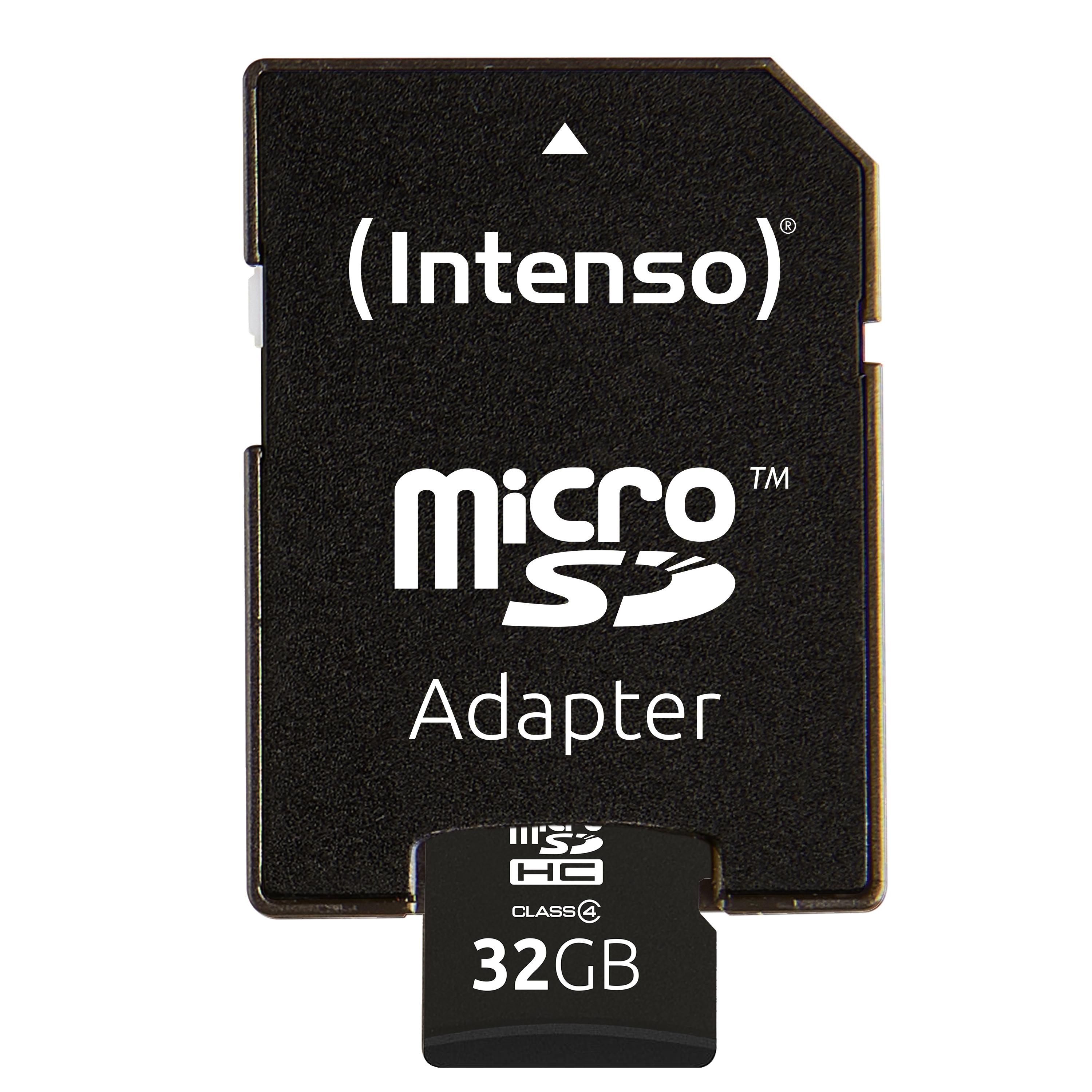 Atminties kortelė Tab Intenso MikroSDHC 32 GB klasė 4 (3403480)