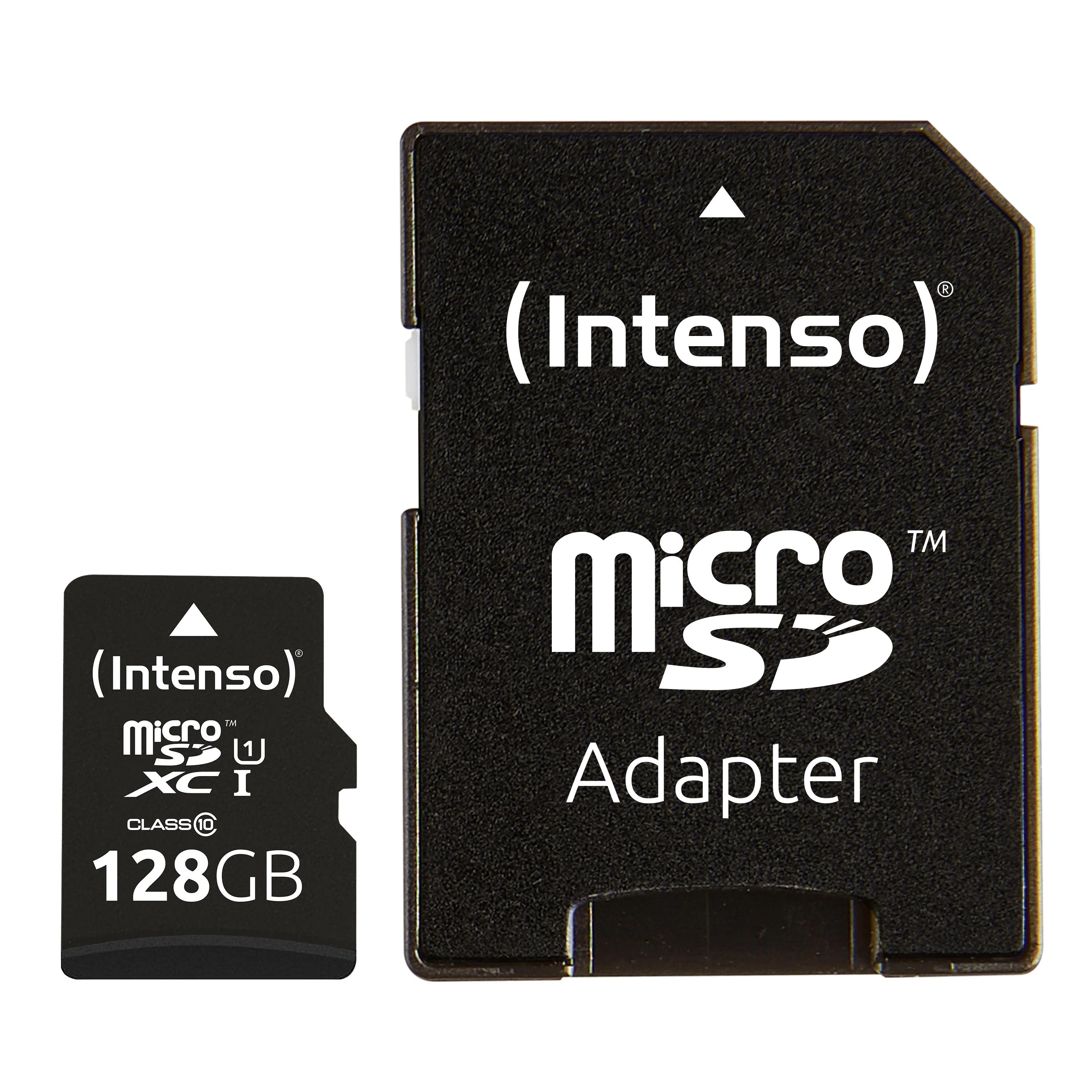 Intenso 128GB micro SDXC kortelė su SD adapteriu