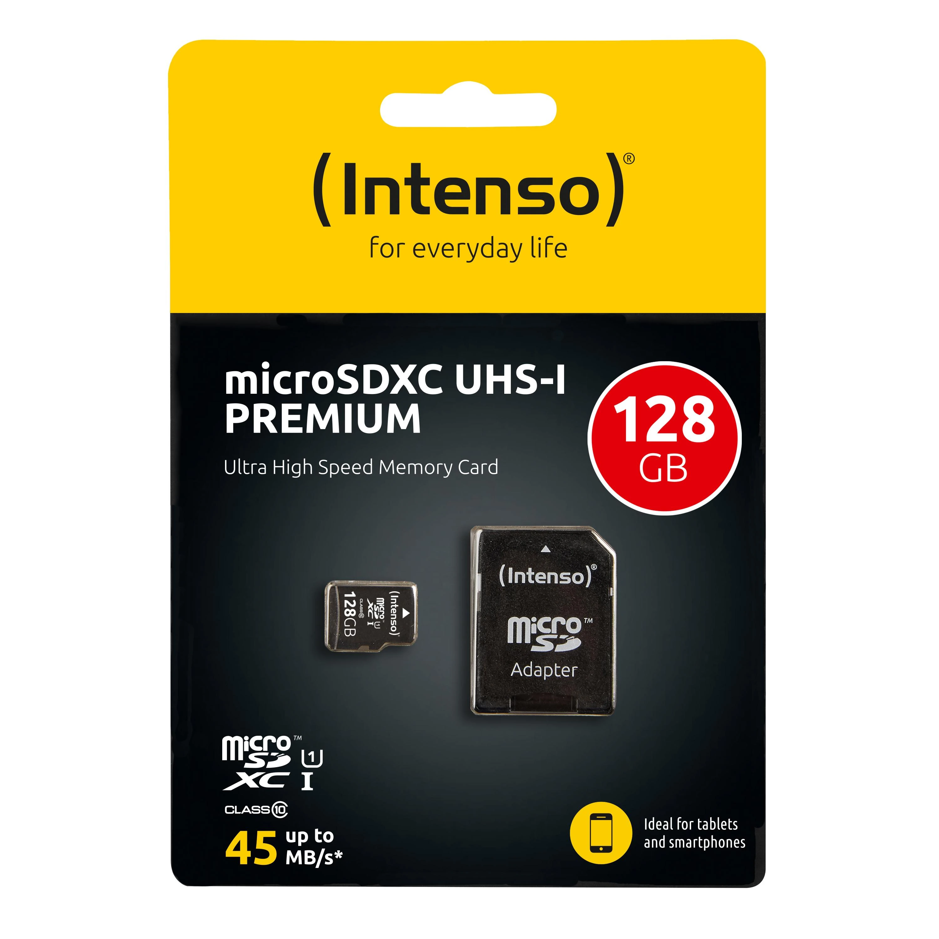 Atminties kortelė Karta Intenso Premium Micro SDXC 64 GB 10 klasės UHS-I (3423491)