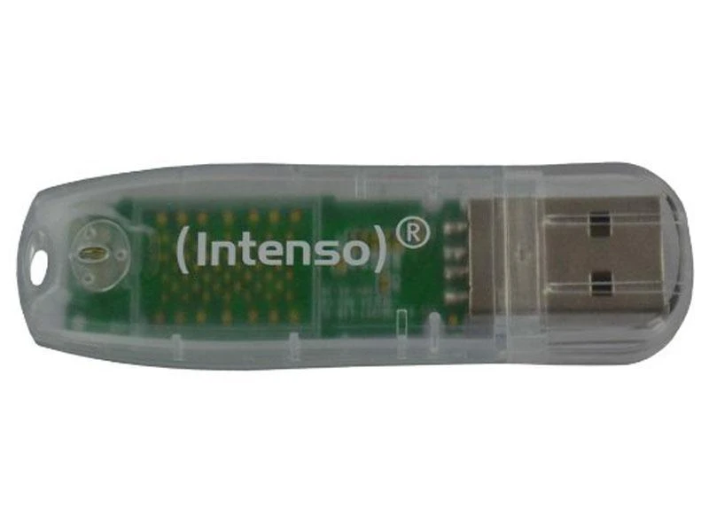 STICK 32GB USB 2.0 Intenso Rainbow Line Transparent