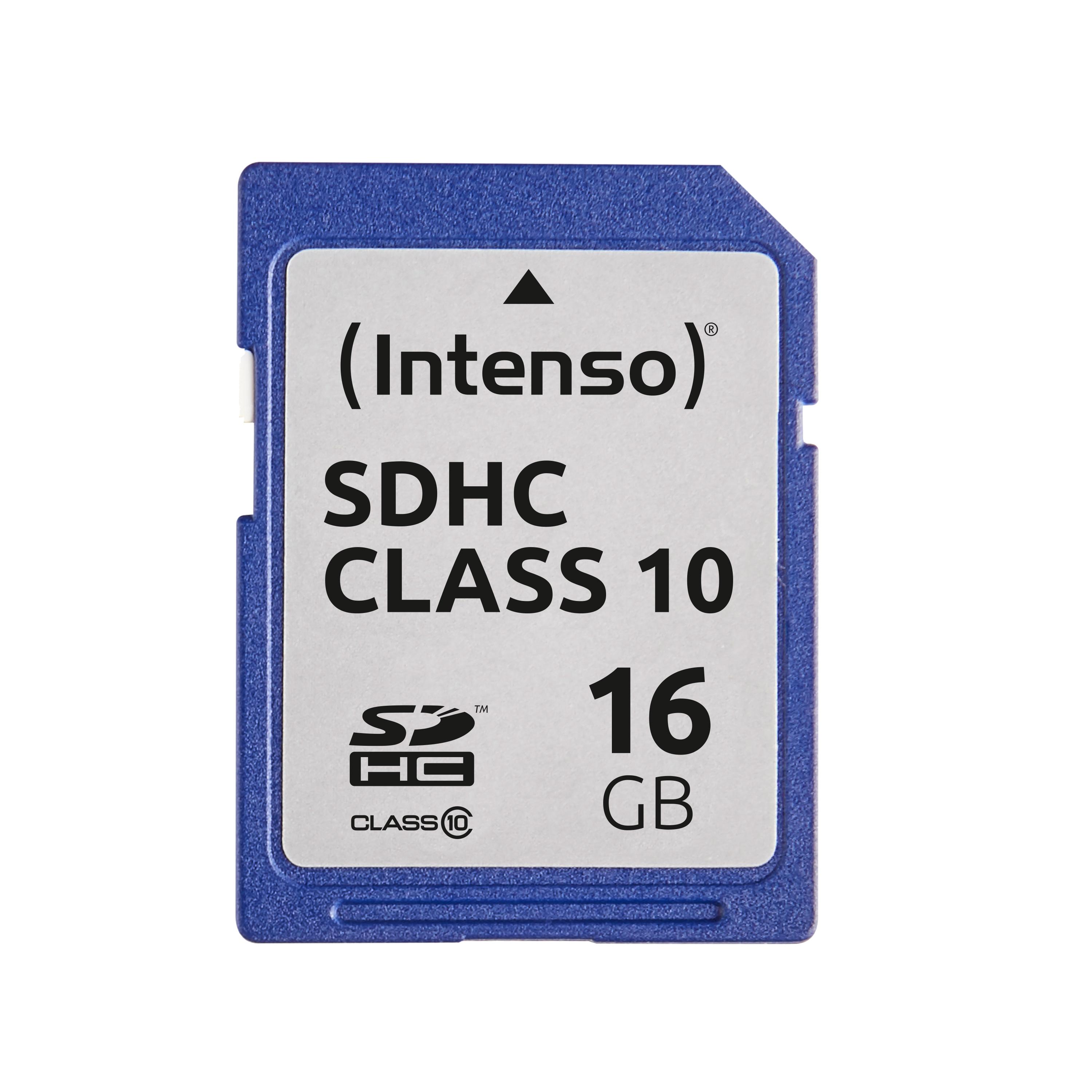Atminties kortelė „Intenso“ SDHC kortelė, 16 GB, 10 klasė