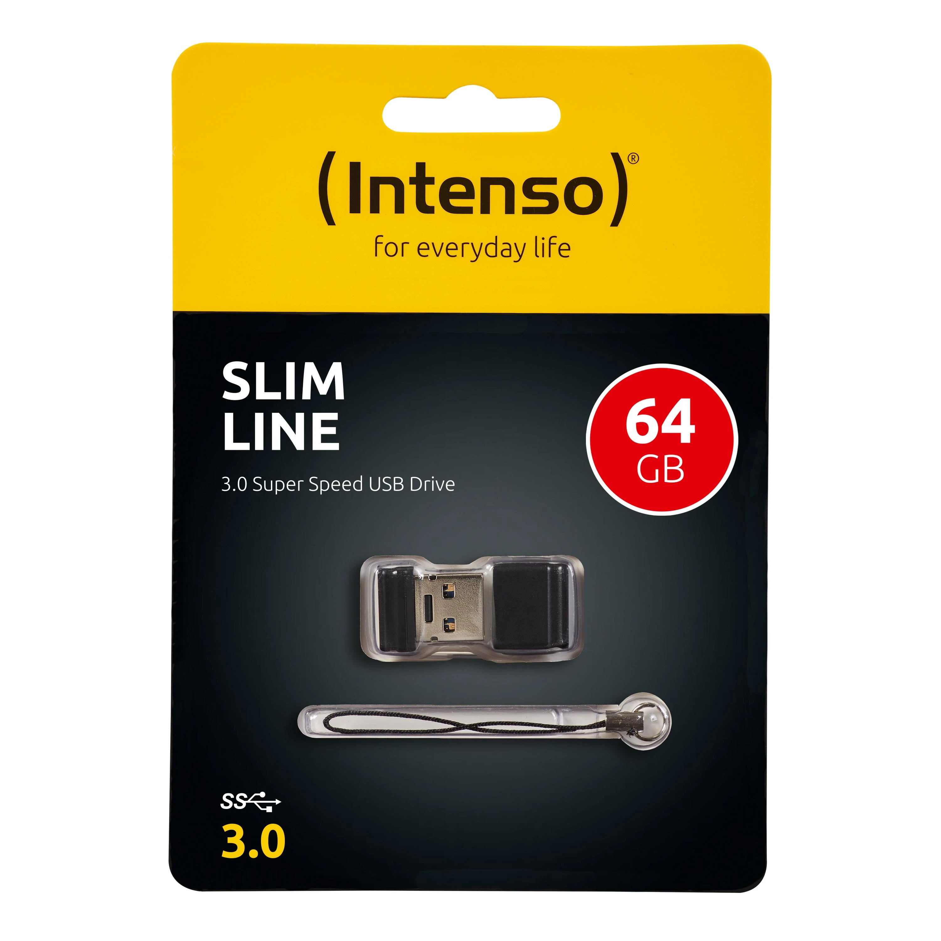 INTENSO 3532490 Intenso USB 3.0 SLIM LINE MICRO 64 GB atmintinė
