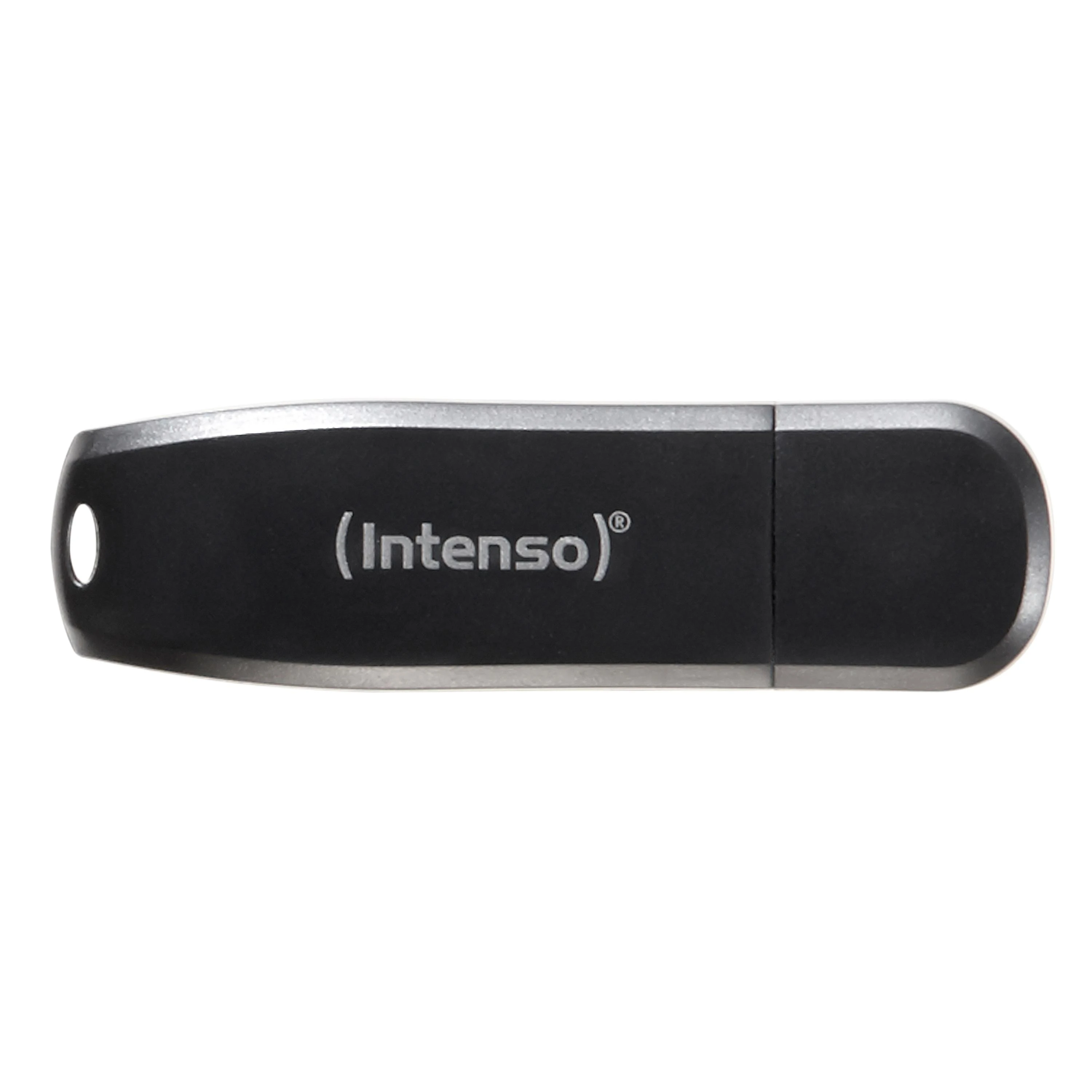 USB atmintinė 128GB USB 3.0 Intenso 3533491 Speed Line Juodas