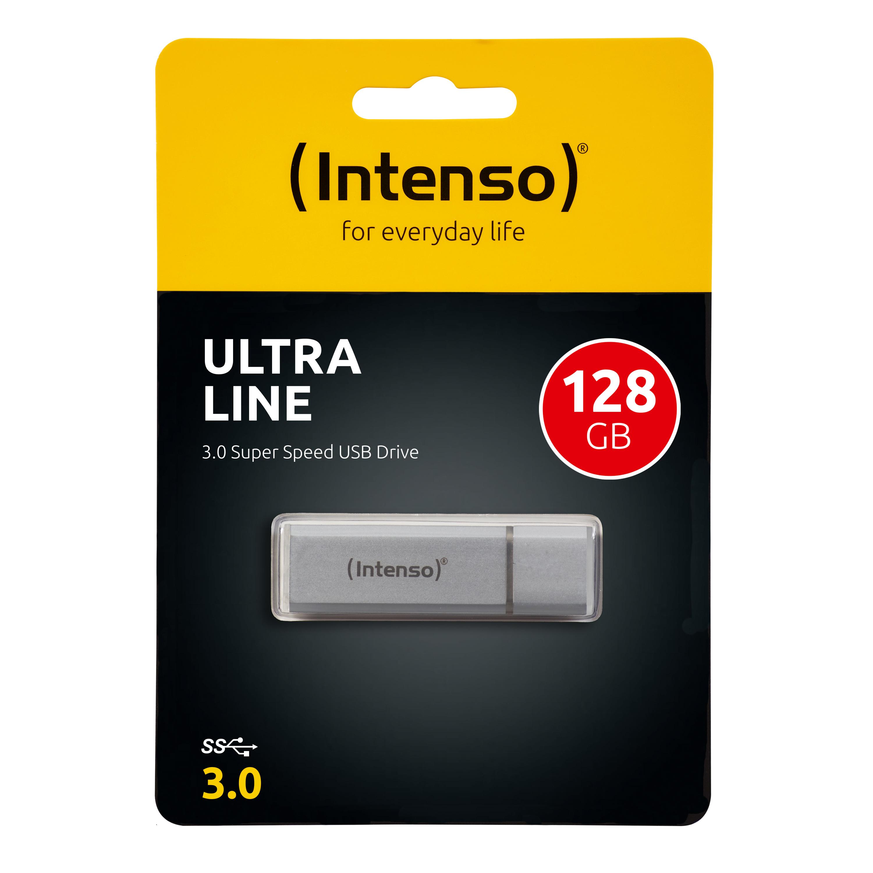 INTENSO 3531491 Flashdrive Intenso Ultra Line 128GB USB3, iki 35/20MBs, Aliuminio