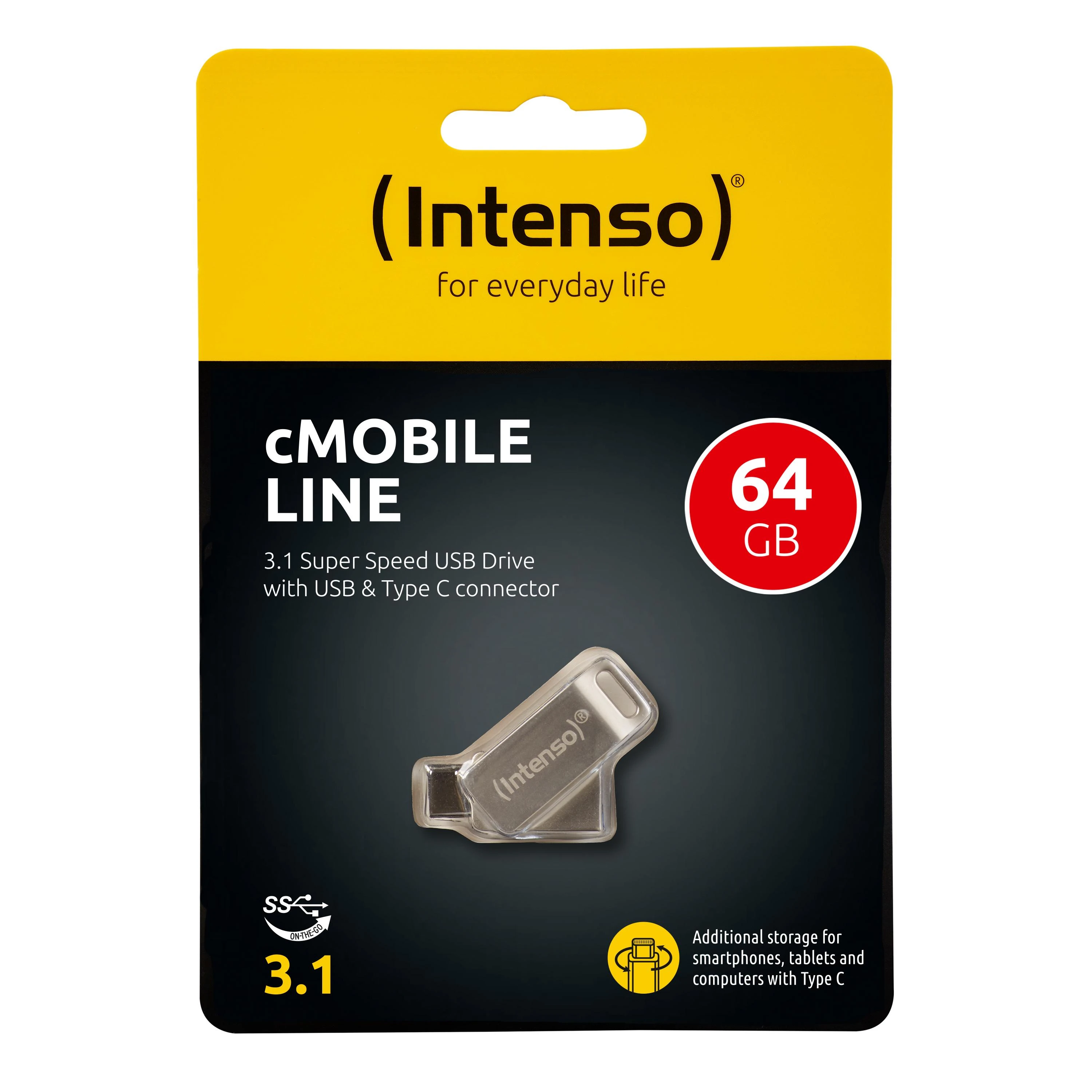 „Intenso cMobile Line Type C“ 64 GB USB atmintinė 3.0