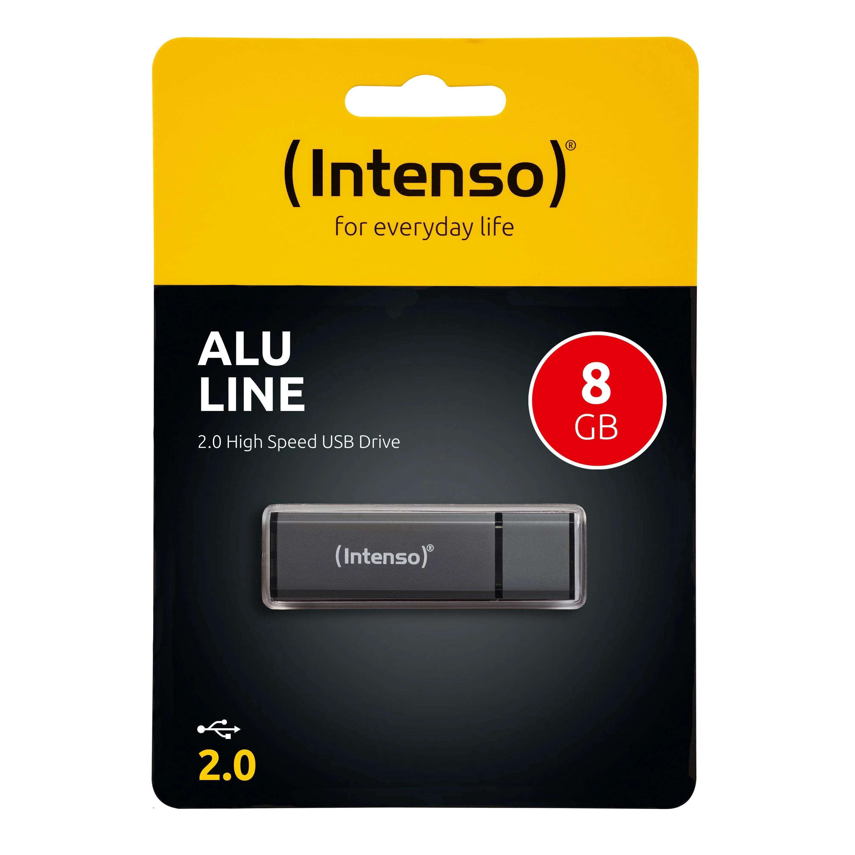 INTENSO 3521461 Intenso pendrive USB ALU LINE ANTHRACITE 8GB