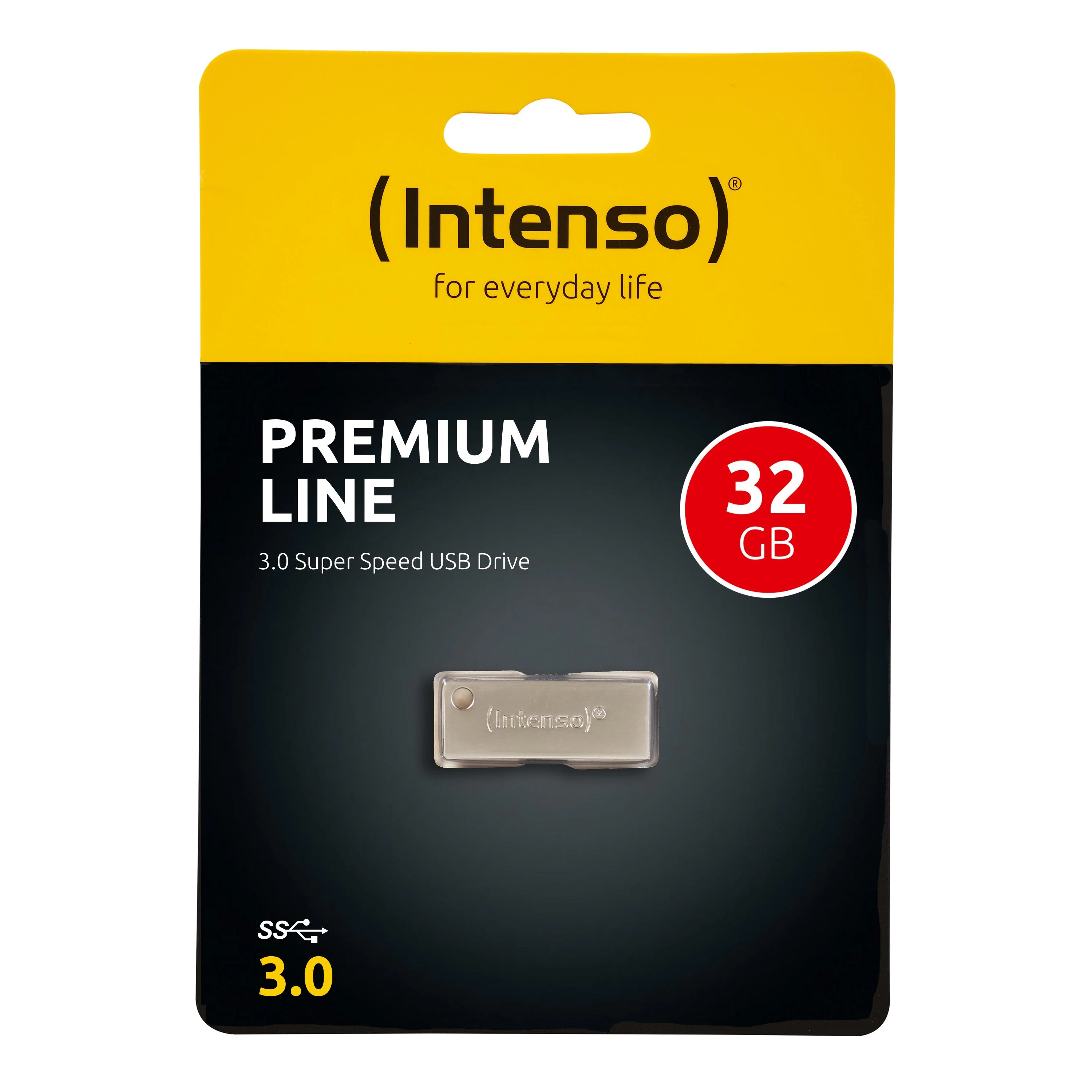 Intenso Premium Line 32 GB, USB-Stick - sidabrinis, USB-A 3.2 Gen 1
