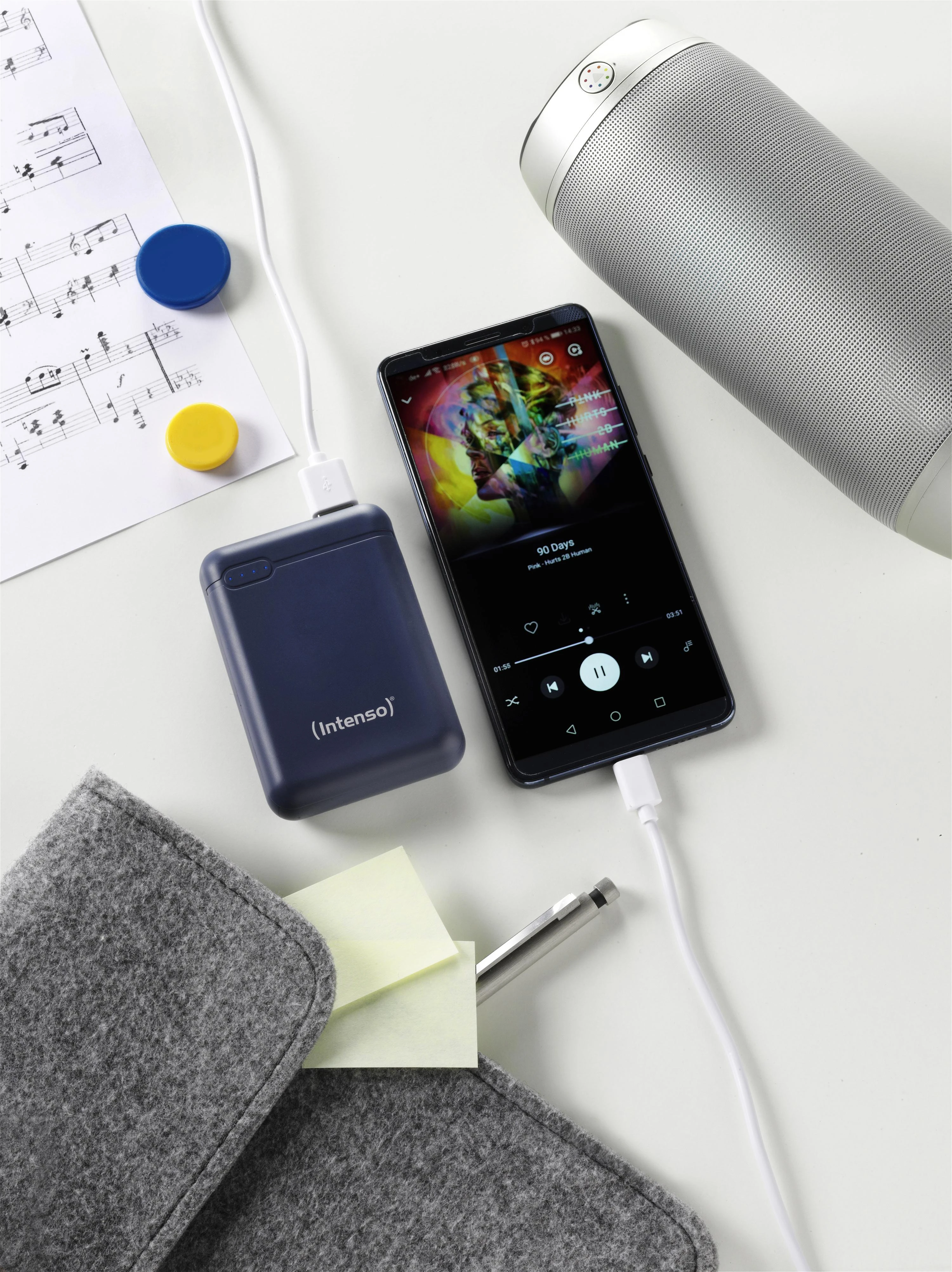 Intenso Powerbank XS10000 dkblue 10000 mAh įsk. USB nuo A iki C tipo