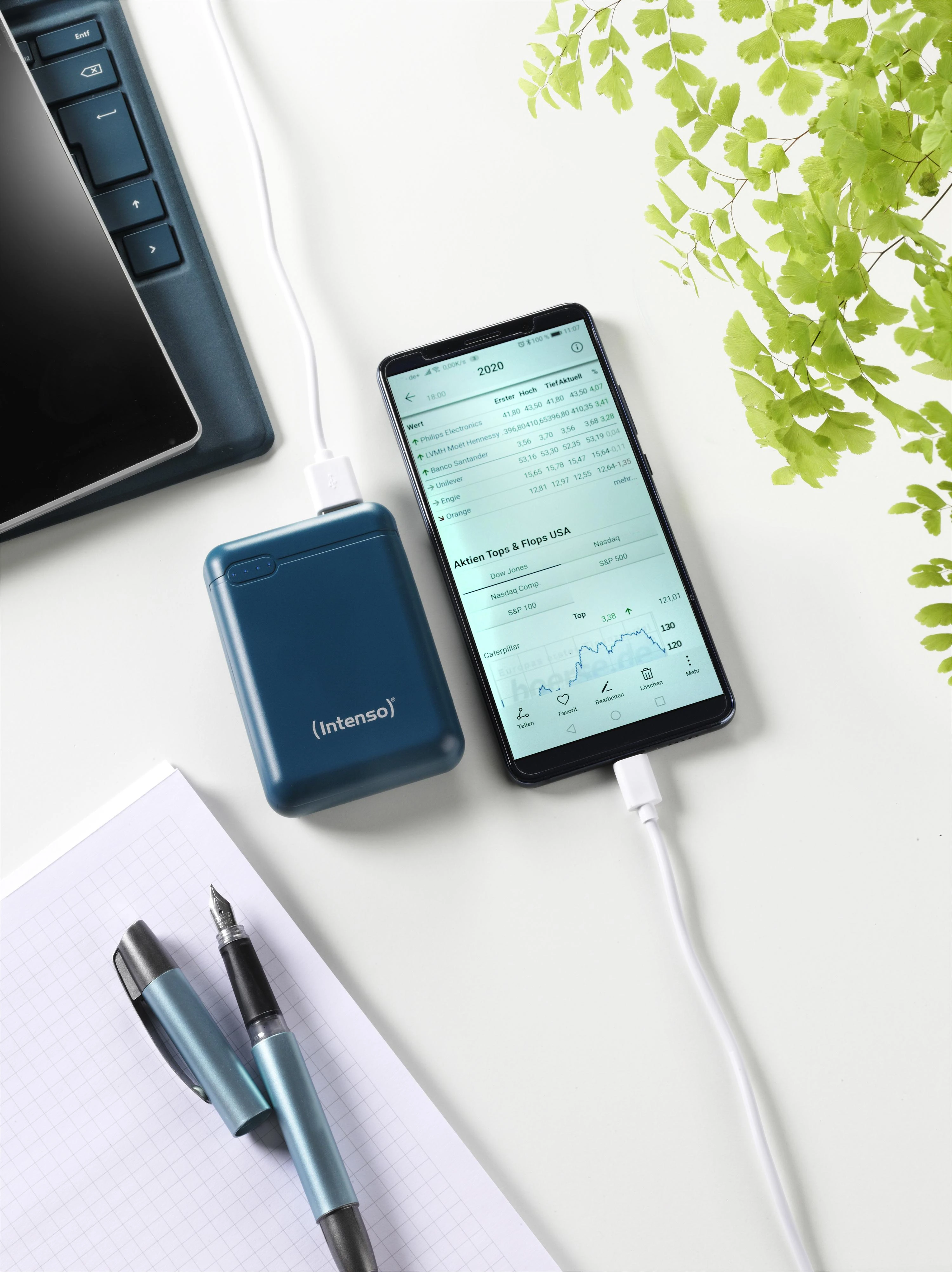 Intenso Powerbank XS10000 benzinas 10000 mAh įsk. USB nuo A iki C tipo