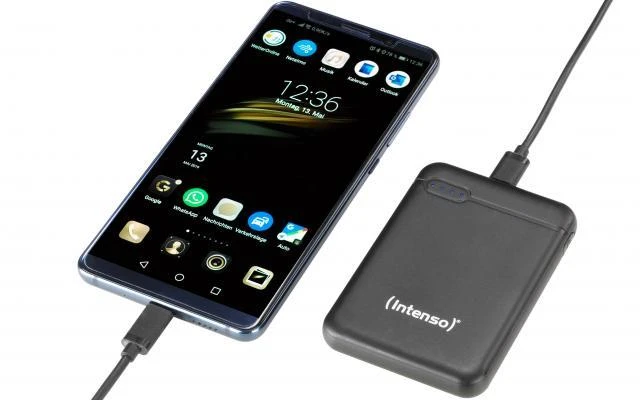 Intenso Powerbank XS20000 juoda 20000 mAh įsk. USB nuo A iki C tipo