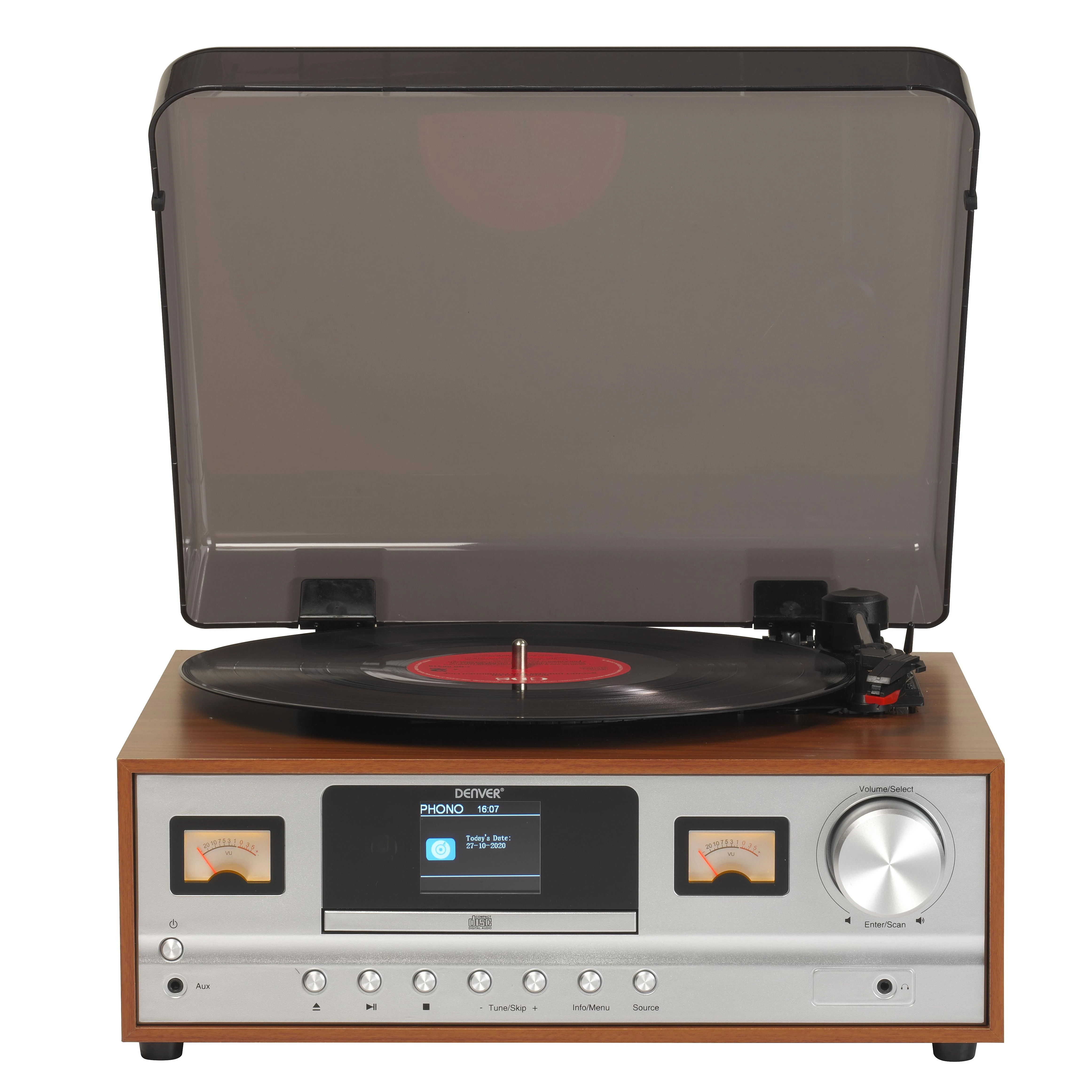 Muzikinis centras Denveris MRD-52 Lightwood