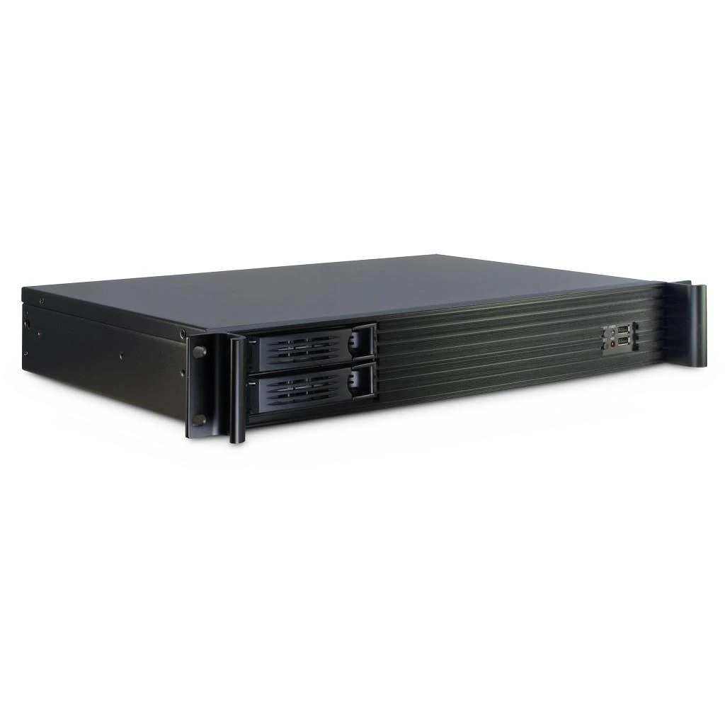 Serveris Inter-Tech 1.5U-1528L, Server-case - juodas, 1,5 Hheneinheiten