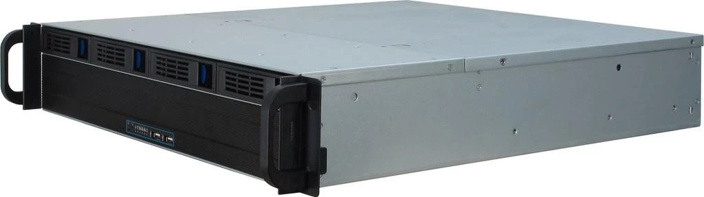 „Inter-Tech“ 48,3 cm IPC 2U-2404L 2HE SAUGYKLĖ USB 2.0 2x