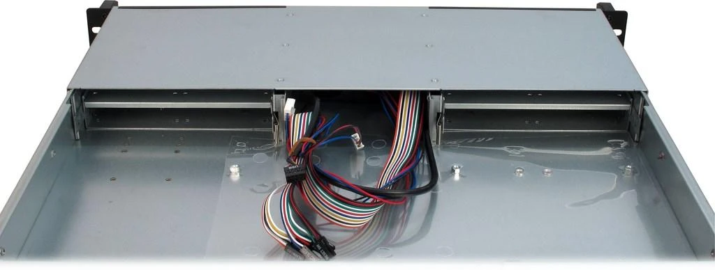 Inter-Tech Case IPC Server 1U-10240 (40cm), be maitinimo šaltinio
