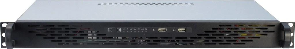 Serveris Inter-Tech 1U K-125L, Server-case - juodas, 1 Hheneinheit