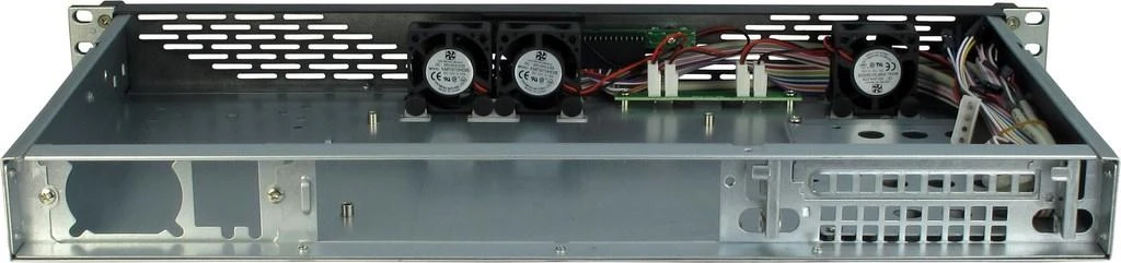 Serveris Inter-Tech 1U K-125L, Server-case - juodas, 1 Hheneinheit