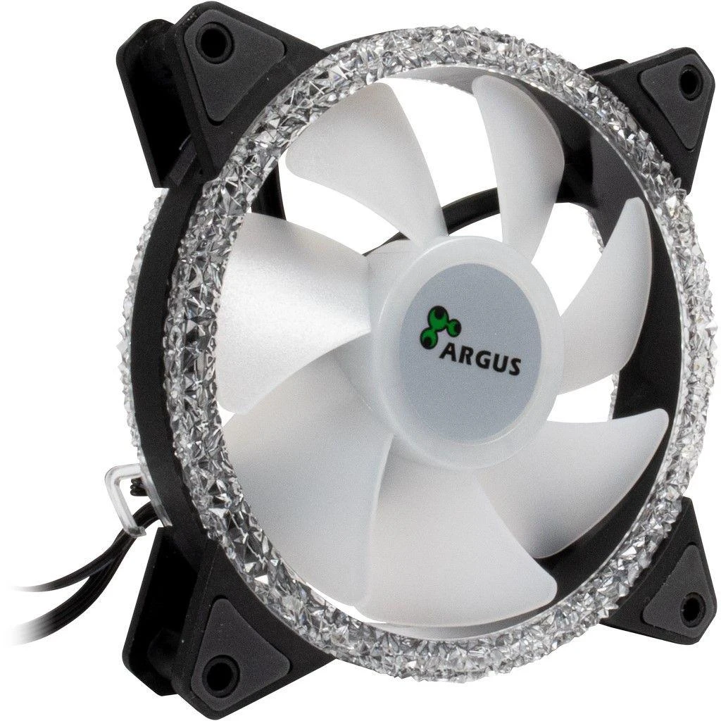 Inter Tech Wentylator Argus RS-07 RGB 3-pack + Hub (88885537)