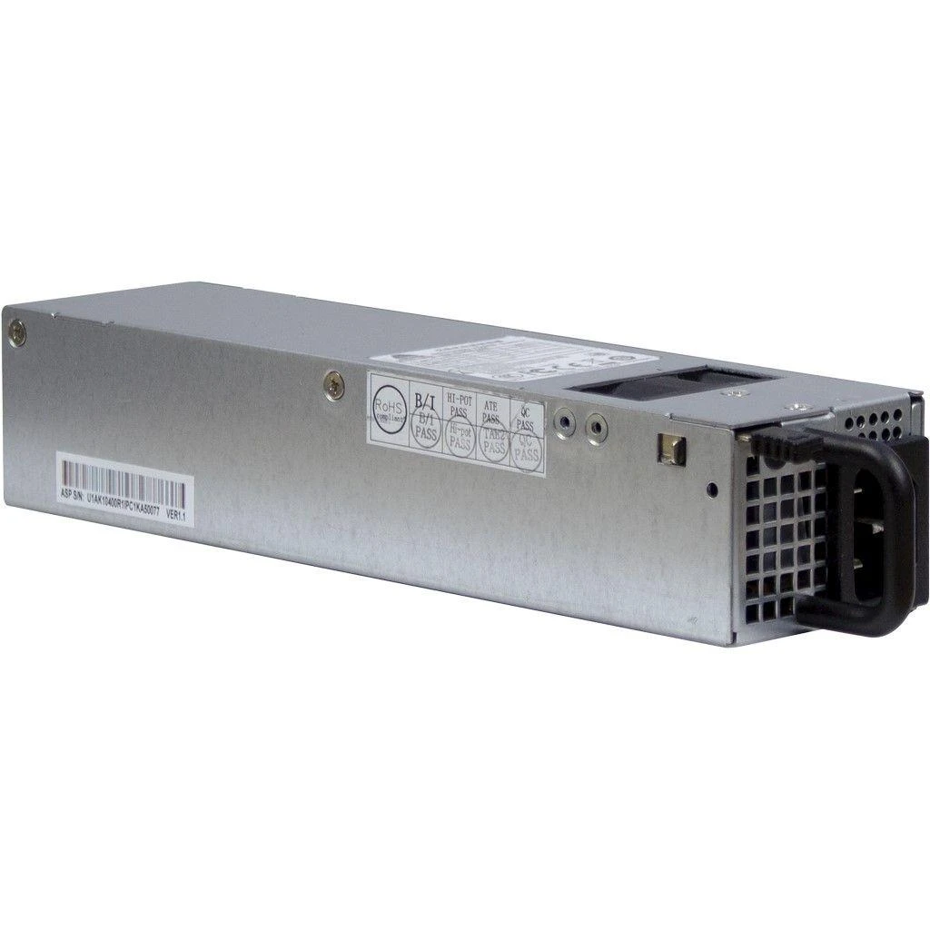 ITT Inter-Tech ASPOWER R1A-KH0400 maitinimo blokas 400 W 20+4 pin ATX 1U Sidabras