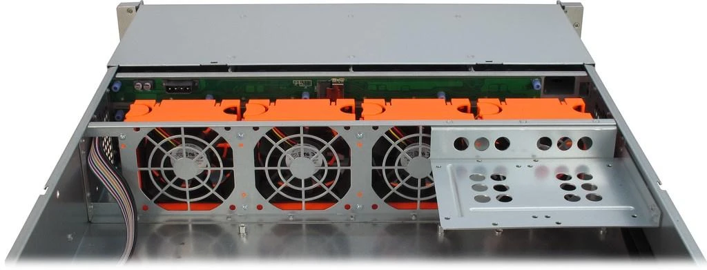 Serveris Inter-Tech 2U-2412, Rack, Server-case - juodas, 2 Hheneinheiten