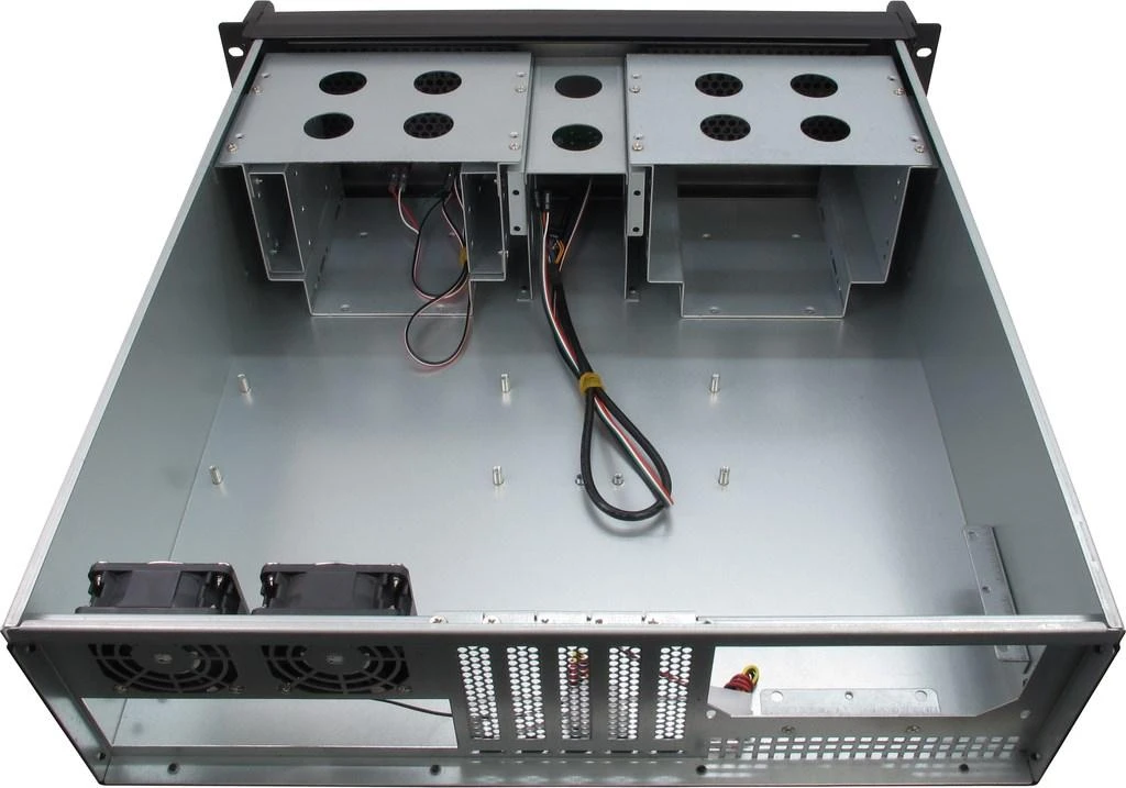 Inter-Tech 3U-3098-S, Server-case - juodas, 3 Hheneinheiten