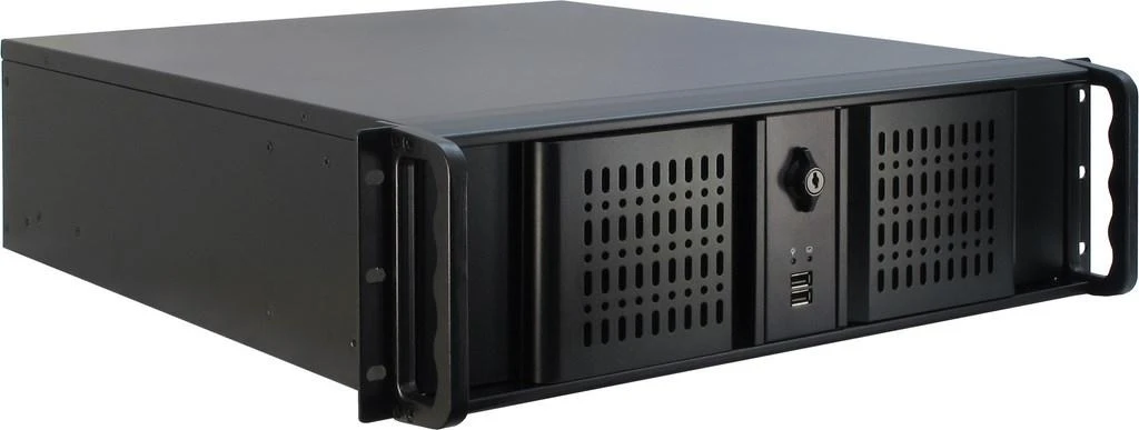 Inter-Tech 3U-3098-S, Server-case - juodas, 3 Hheneinheiten