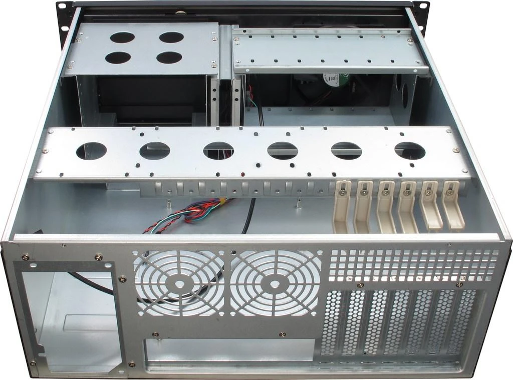 Inter Tech Server Chassis 4U 4088-S Rack Mount ATX (be maitinimo šaltinio)