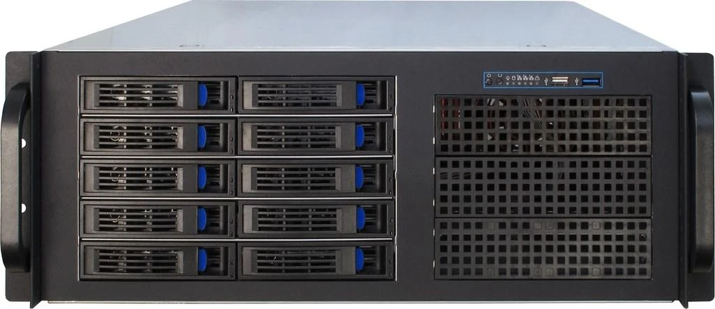 Inter-Tech 4U 4410, Server-case - juodas, 4 Hheneinheiten