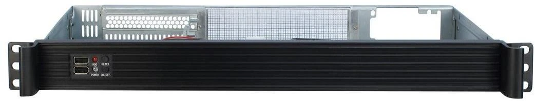 Inter-Tech 1U K-126L, Server-case - juodas, 1 Hheneinheit