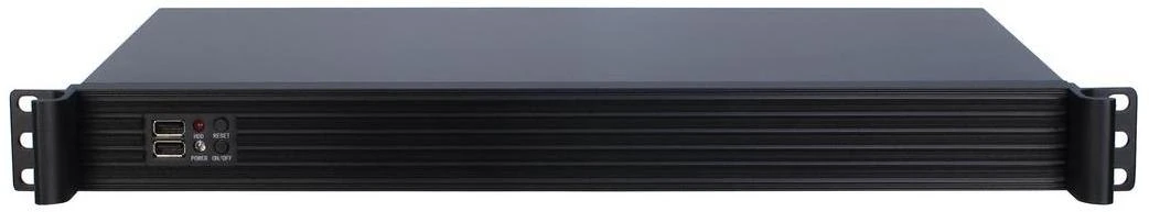 Inter-Tech 1U K-126L, Server-case - juodas, 1 Hheneinheit