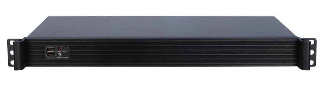 Inter-Tech 1U K-126L, Server-case - juodas, 1 Hheneinheit
