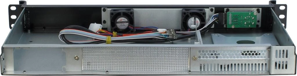 Inter-Tech 1U K-126L, Server-case - juodas, 1 Hheneinheit