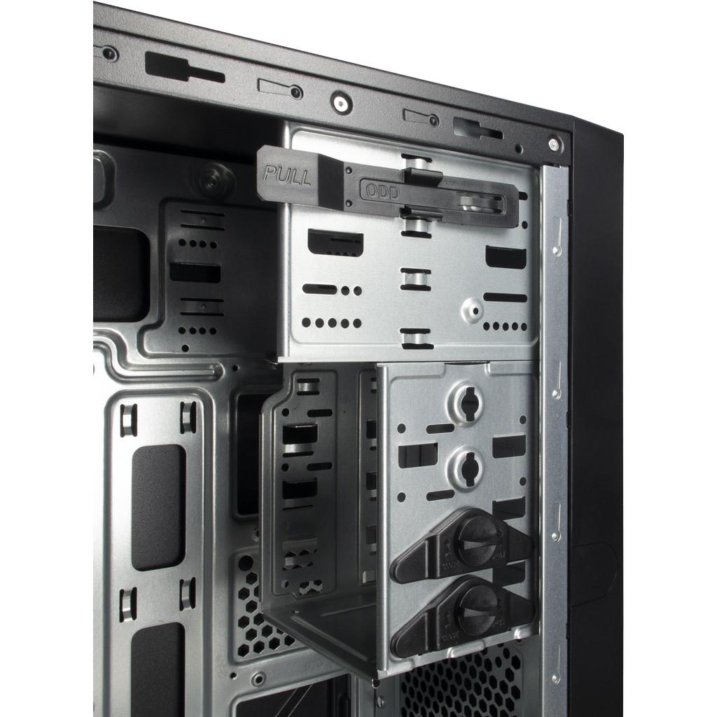 Chassis INTER-TECH 6501 Coby Micro Tower, μATX, 1xUSB3.0, 1xUSB2.0, PSU ...