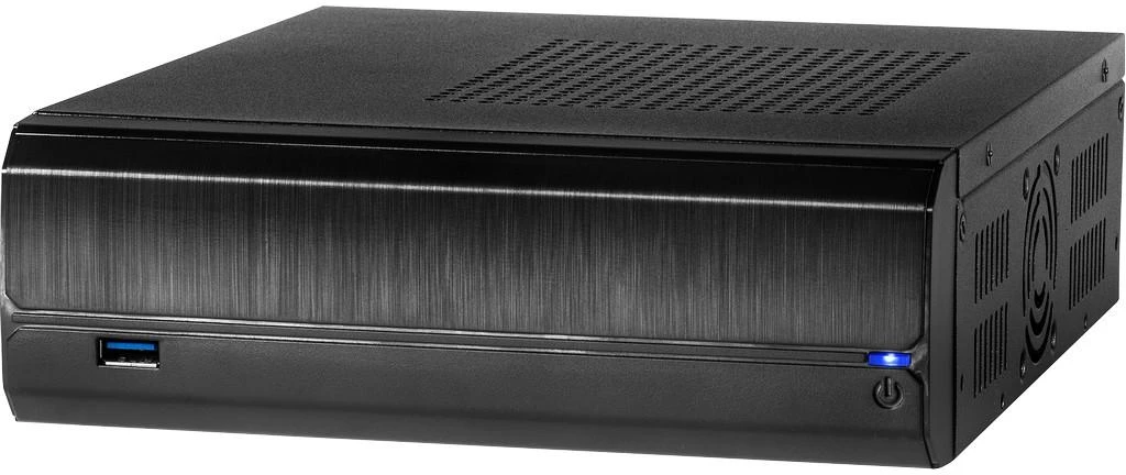 Inter-Tech JX-500, HTPC korpusas - juodas, be maitinimo šaltinio
