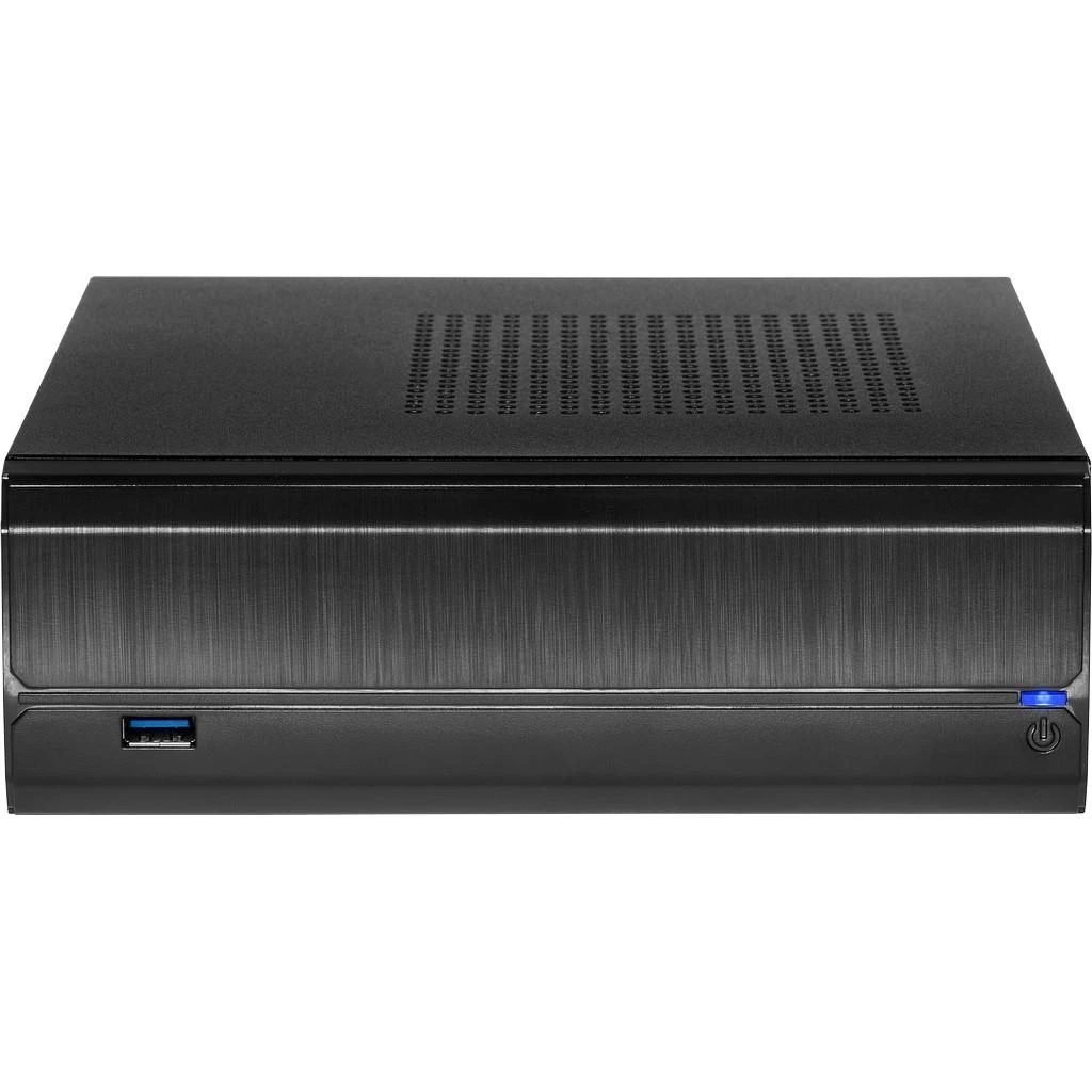 Inter-Tech JX-500, HTPC korpusas - juodas, be maitinimo šaltinio