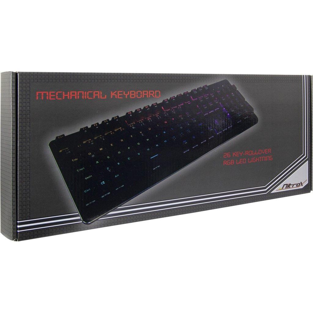 Inter-Tech NK-2000ME, Gaming-klaviatūra - juodas, DE-išdėstymas