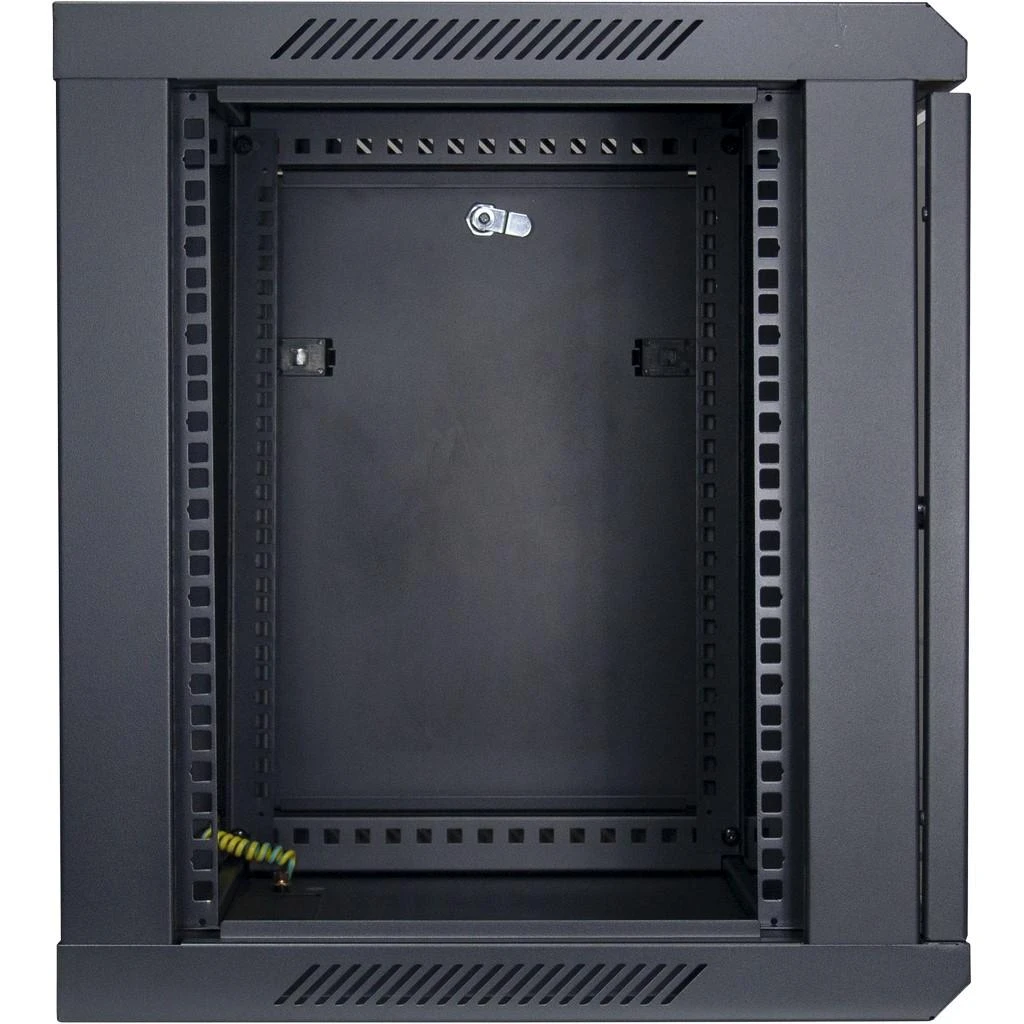 Inter-Tech SMA-6409, Prie sienos montuojamas stovas, 9U, 30 kg, Raktas su raktu, 16,7kg, Juoda