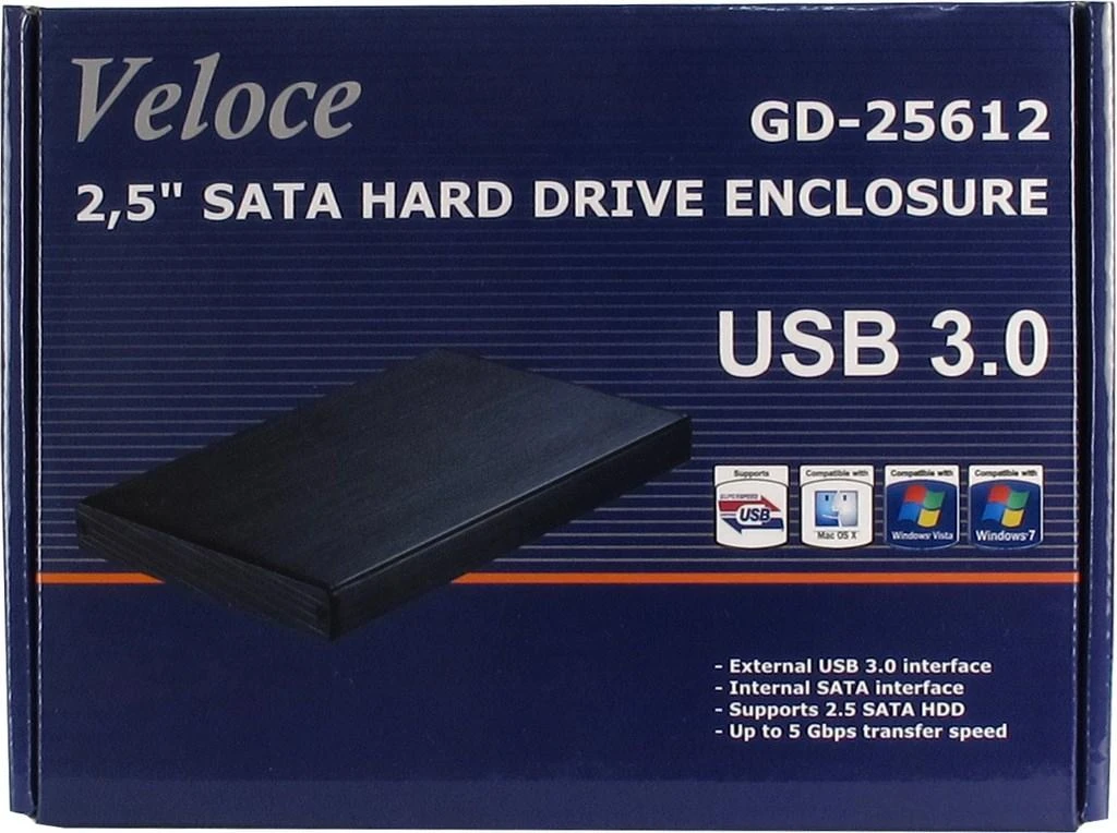 Inter-Tech Veloce GD-25612 pakuotė