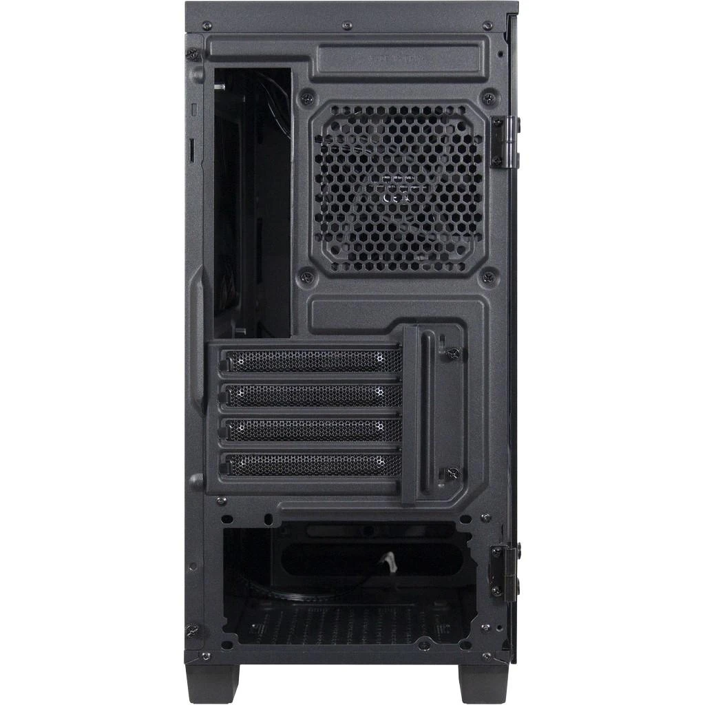Važiuoklė INTER-TECH X-608 INFINITY MICRO, microATX, RGB, priekinis ir šoninis grūdintas stiklas, be maitinimo šaltinio