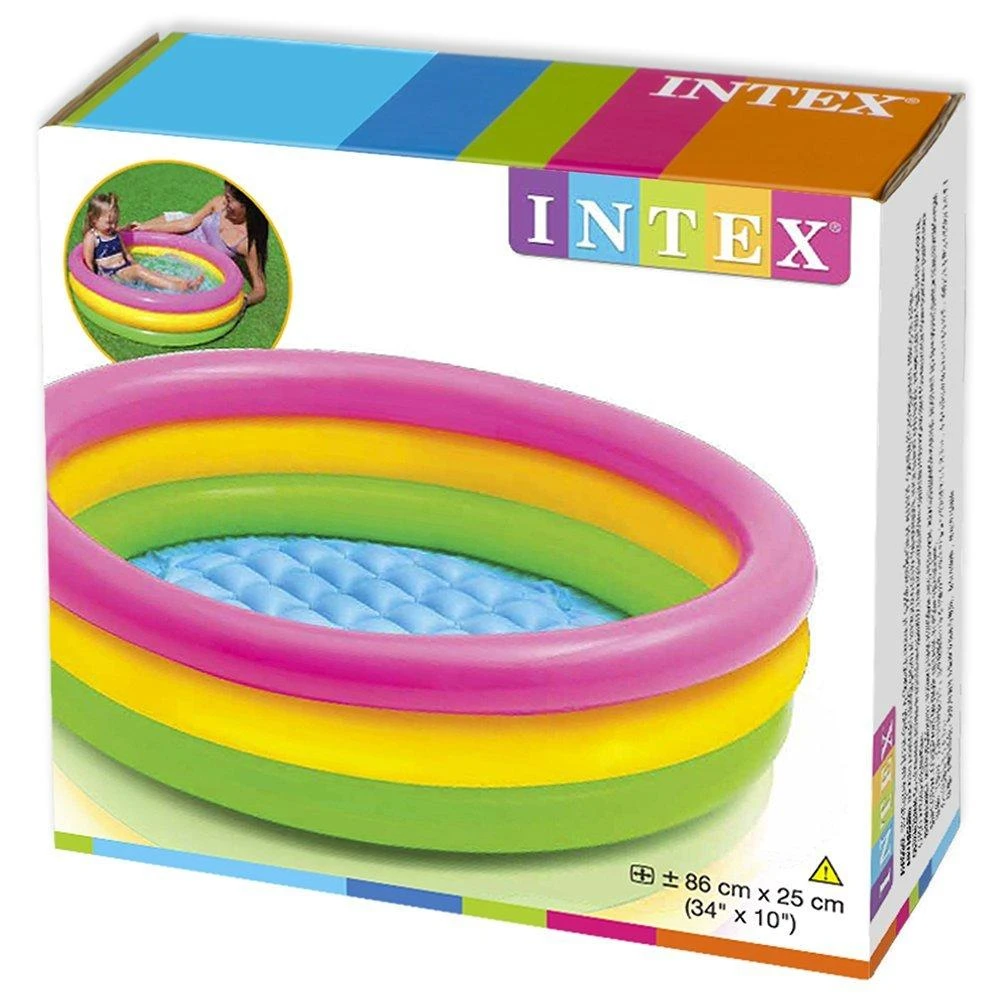 Vaikiškas baseinas vaivorykštė 58924 INTEX